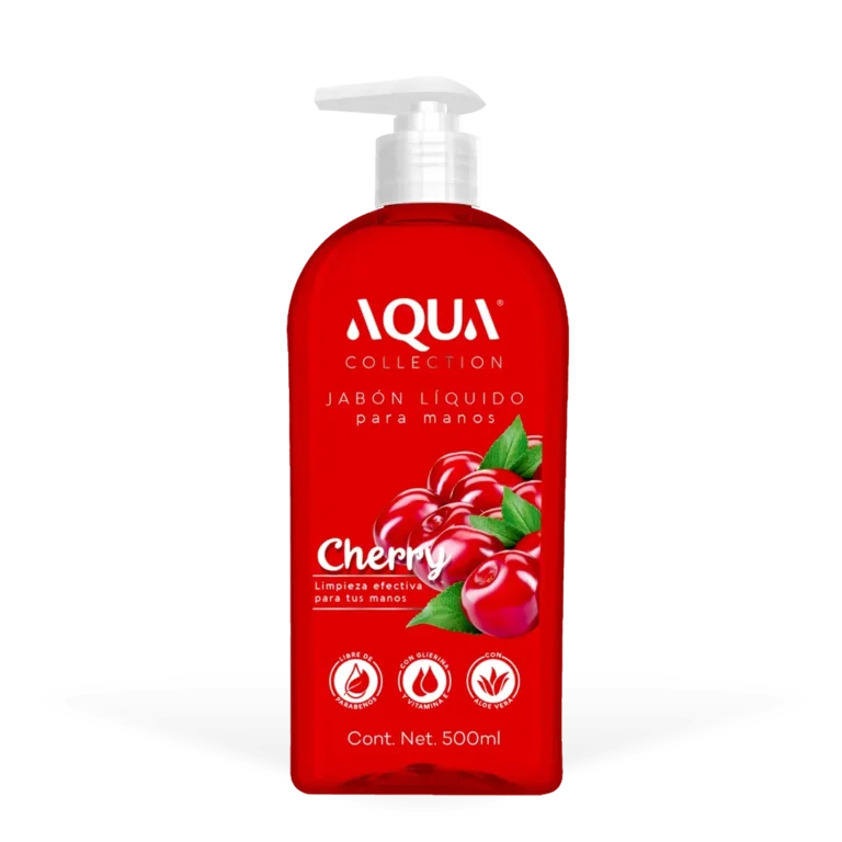 Aqua Jabón líquido de manos Cherry