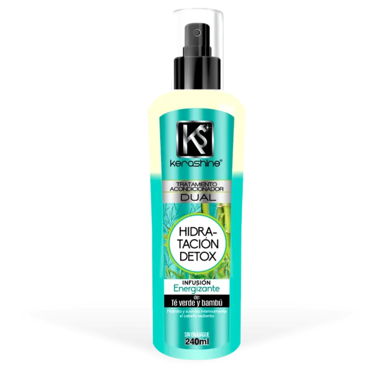 Kerashine Tratamiento Dual acondicionador Hidratación Detox Infusión Energizante