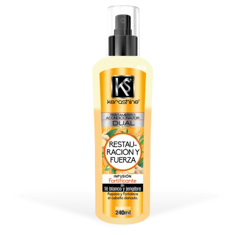 Kerashine Tratamiento Dual acondicionador Restauración y fuerza Infusión Fortificante