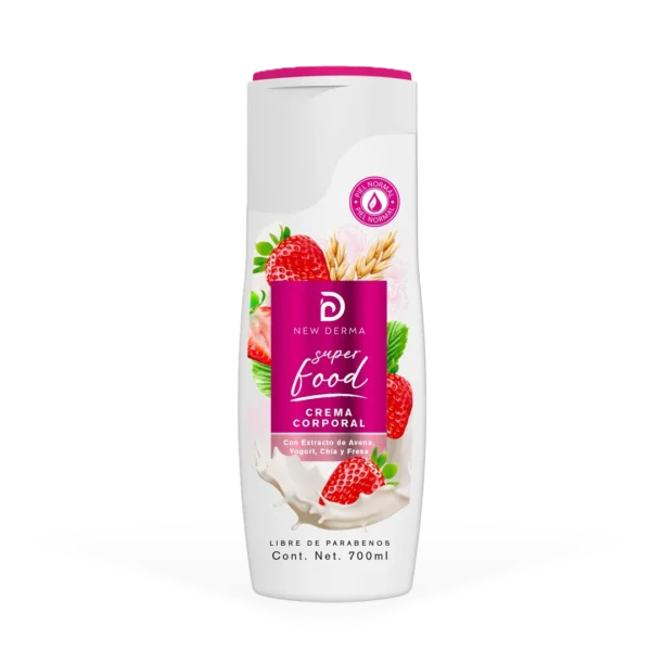 New Derma Superfood - Avena, Yogurt, Chia y Fresa