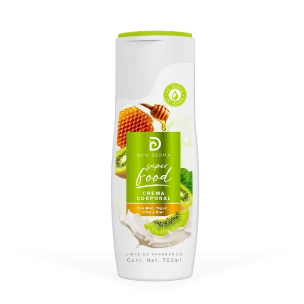 New Derma Superfood - Miel, Yogurt, Chia, Kiwi